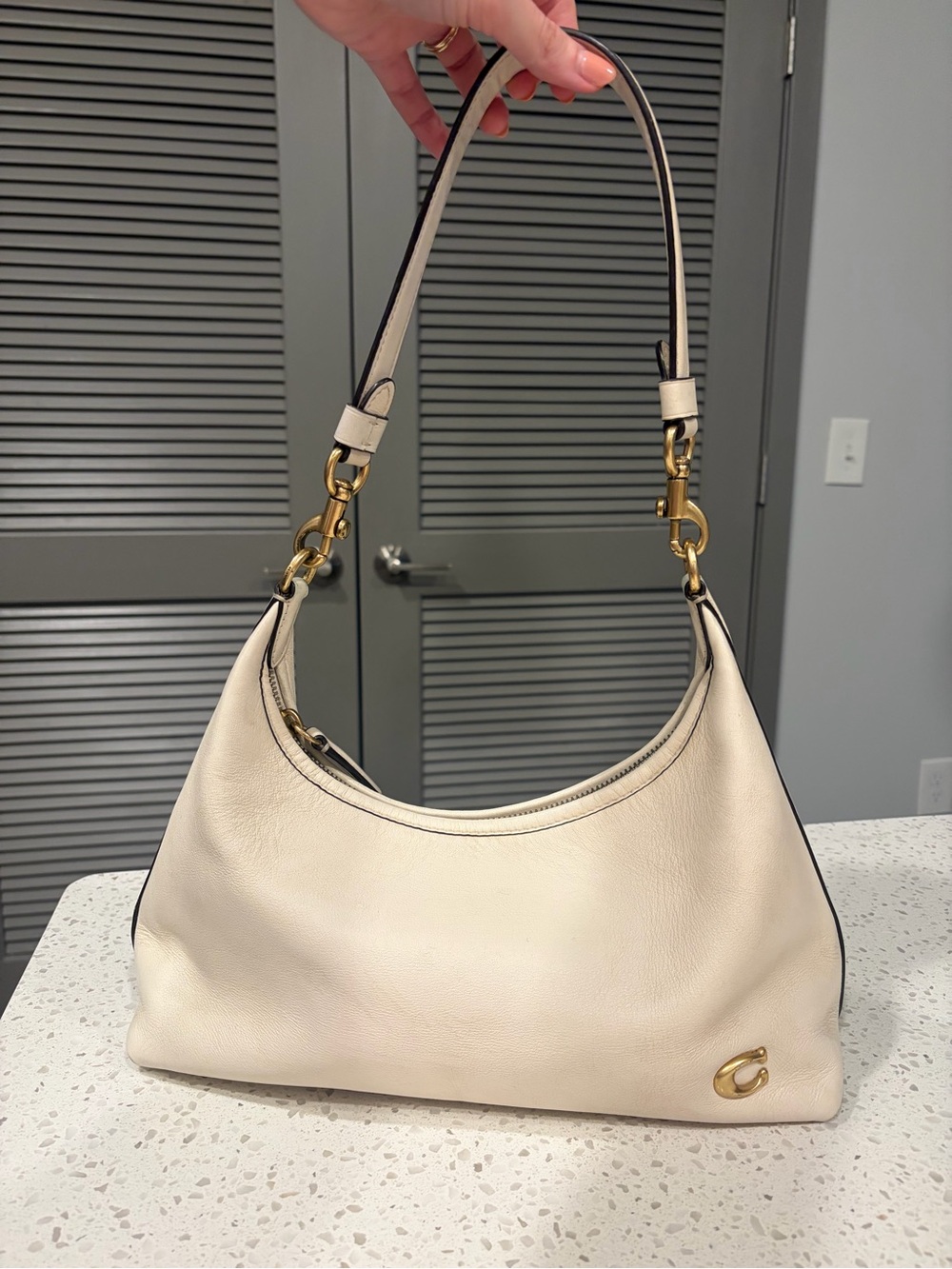 Coach Juliet 30 Chalk Shoulder Bag